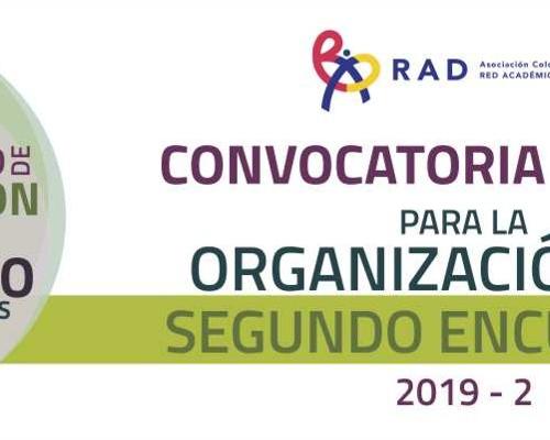 Convocatoria para organizadores 2º Encuentro RAD de Investigación Formativa en Diseño - 2019