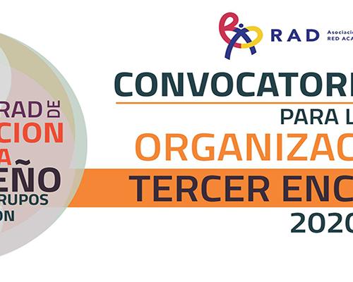 Convocatoria para organizadores 3º Encuentro RAD de Investigación Formativa en Diseño - 2020