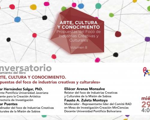 Conversatorio sobre el  Lanzamiento del libro Arte, Cultura y conocimiento